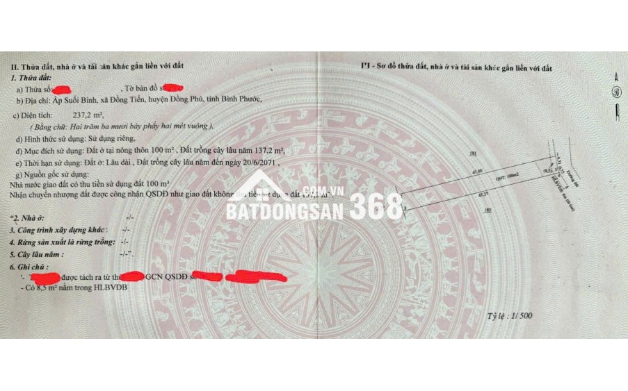 Vốn ban đầu 80 triệu có ngay đất đầu tư tại Đồng Phú - Bình Phước